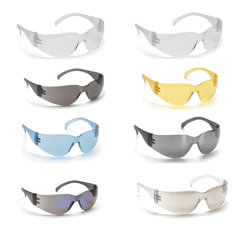 Pyramex Intruder Safety Glasses, Lightweight, Frameless Protection and Integrated Nosepiece, ANSI Z87.1 - BHP Safety Products